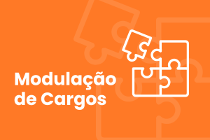 Banner laranja e desenho ilustrando um quebra cabeça em branco